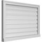 Ekena Millwork Vertical Surface Mount PVC Gable Vent: Functional, w/ 2"W x 2"P Brickmould Sill Frame, 36"W x 24"H GVPVE36X2403SF - alternate 5